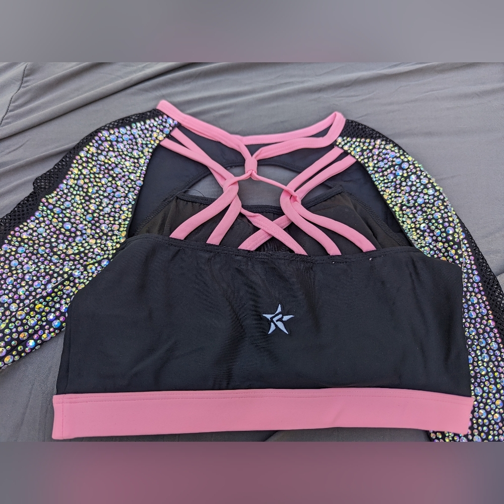 Adult Rebel Athletic Long Sleeve Sports Bra - Picture 6 of 14